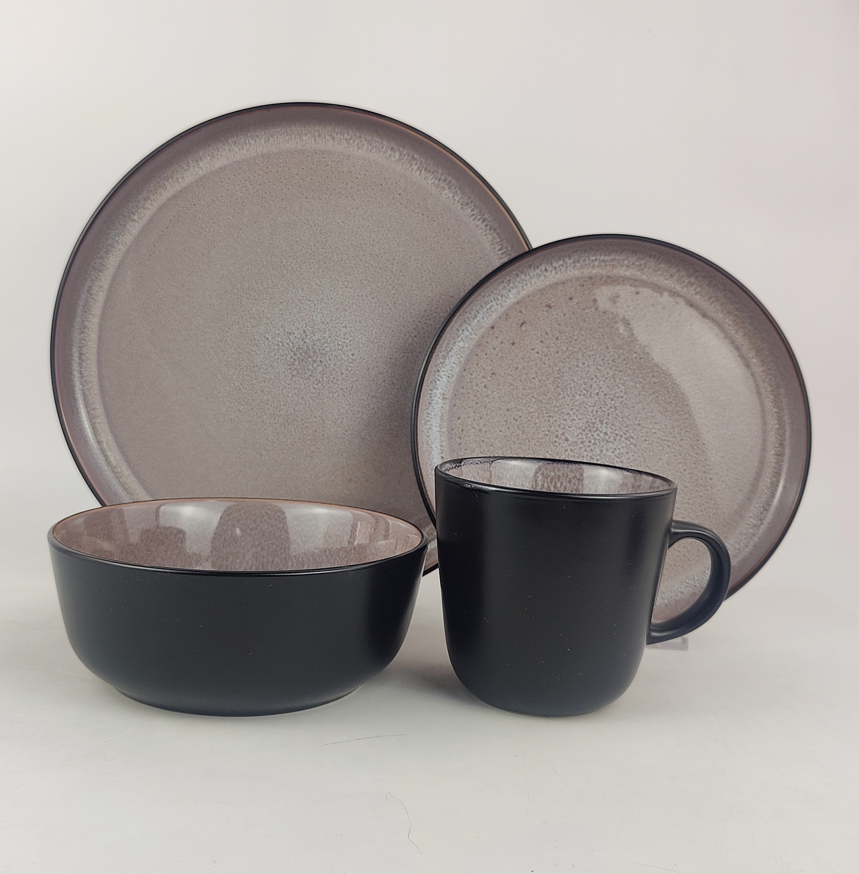 16PCS   STONEWARE   DINNER   SET